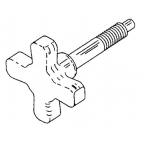 Bowl Lock Handle 9/16 - 12 THDS - 7298-1